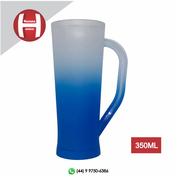 CANECA SLIM - AZUL NEON