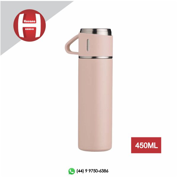 GARRAFA TRMICA INOX 450ml - ROSA BEB